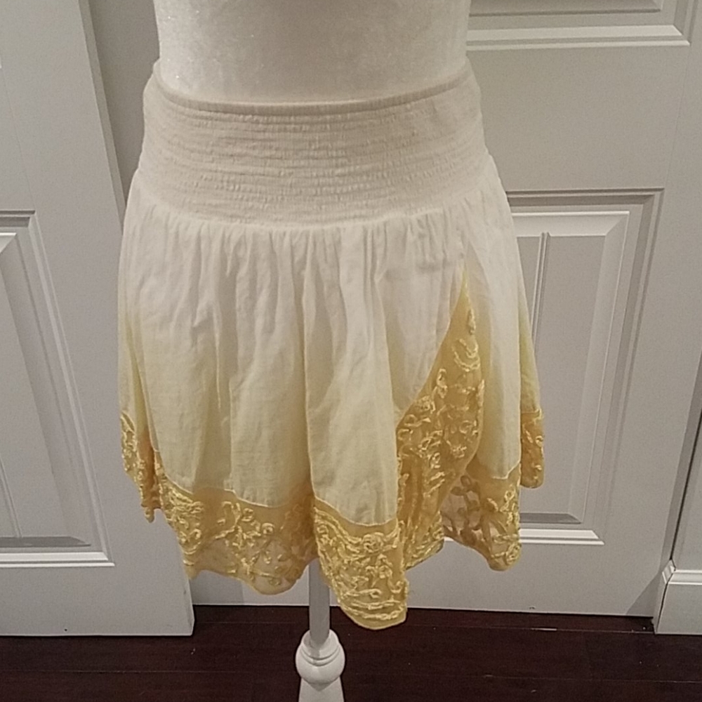 Free People tulip hem mini skirt